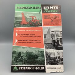 SEGLER Prospekt Feldhäcksler