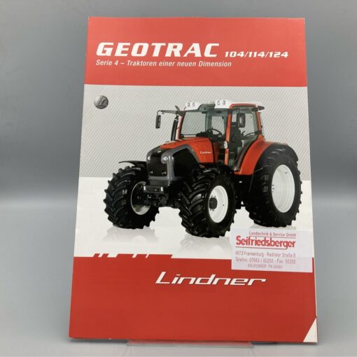 LINDNER Prospekt GeoTrac Serie 4