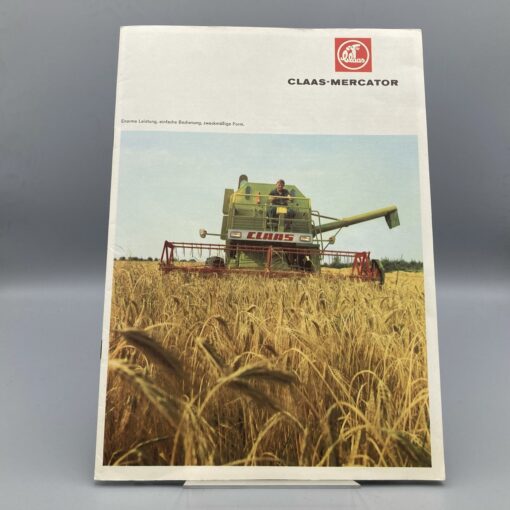 CLAAS Prospekt Mähdrescher MERCATOR