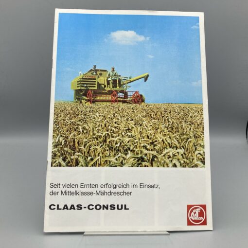 CLAAS Prospekt Mähdrescher Consul