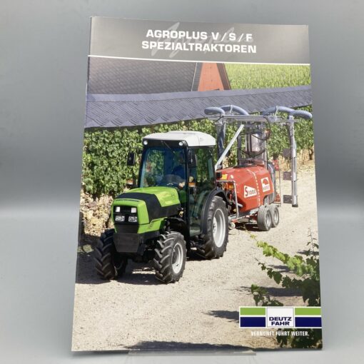 DEUTZ FAHR Prospekt Traktor AGROPLUS