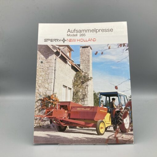 Sperry NEW HOLLAND Prospekt Aufsammelpresse 265