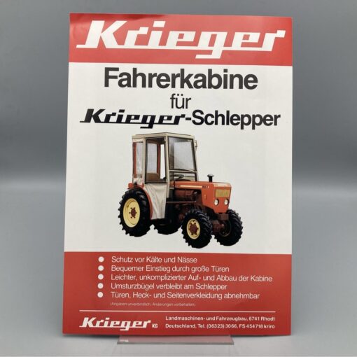 KRIEGER Prospekt Fahrerkabine