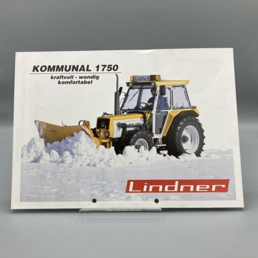 LINDNER Prospekt Traktor Kommunal