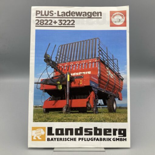 BAYERISCHE PFLUGFABRIK Prospekt Landsberg Plus-Ladewagen