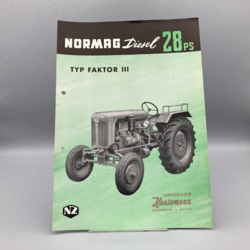 NORMAG Prospekt Dieseltraktor