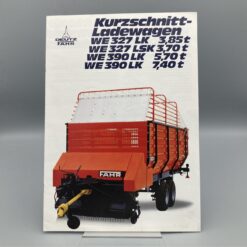 DEUTZ-FAHR Prospekt Kurzschnitt-Ladewagen