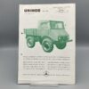 MERCEDES-BENZ Prospekt UNIMOG 30PS