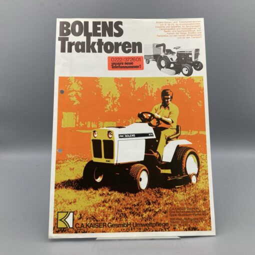 BOLENS Prospekt Traktoren