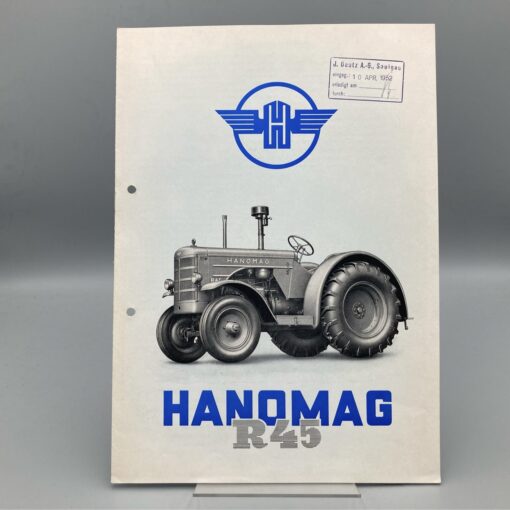 HANOMAG Prospekt Traktor R45