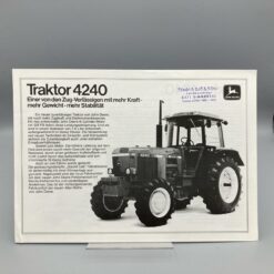 JOHN DEERE Prospekt Traktor 4240