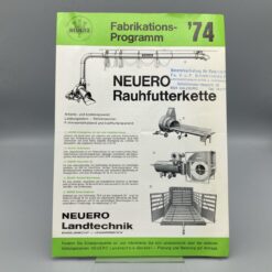 NEUERO Prospekt Fabrikations-Programm '74