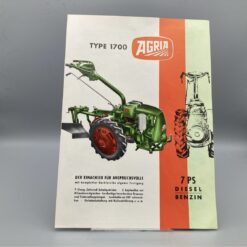 AGRIA Prospekt Einachs-Traktor